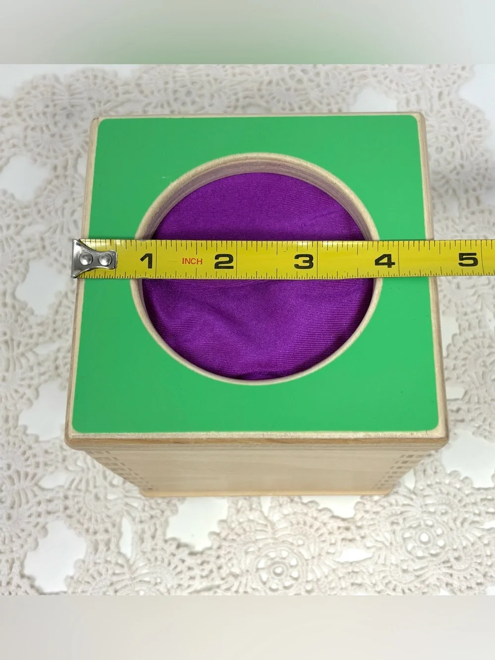 Lovevery Magic Wooden Tissue Box Montessori Baby Toy